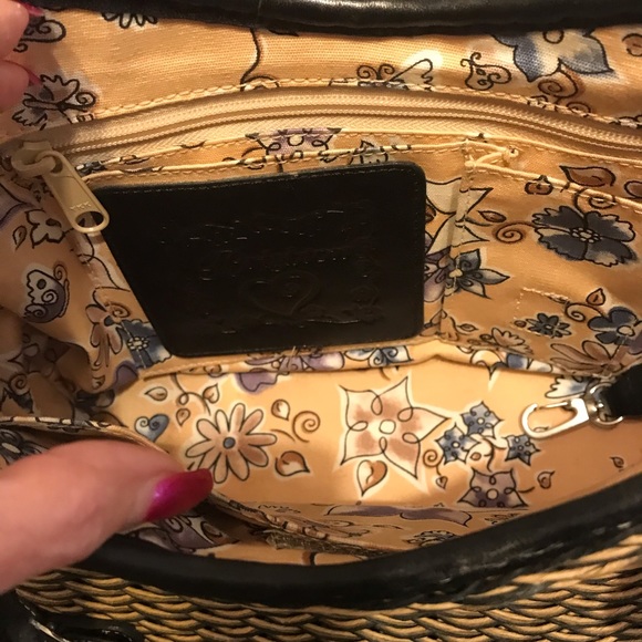 Brighton Authentic Vintage Straw Woven Purse - Picture 3 of 8